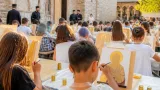 Tabăra de pictură religioasă „Sfântul și Dreptul Iosif” a reunit 21 de copii la Mănăstirea Trivale