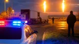 Trei reţinuţi pentru sustragere de combustibil pe centura Alexandriei; poliţiştii au tras focuri de avertisment