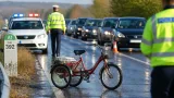 Tricicletă pe A1 între Ilia și Sebeș: 19 apeluri la 112, polițiștii au încetinit controlat traficul