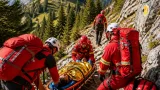 Zărnești: Salvamont intervine pentru evacuarea unui turist rănit pe traseul către Cabana Curmătura