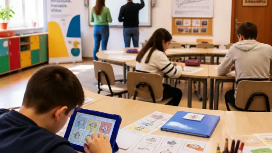 Alexandria: elevii cu CES de la CSEI vor avea, în premieră, doi profesori simultan în clasă