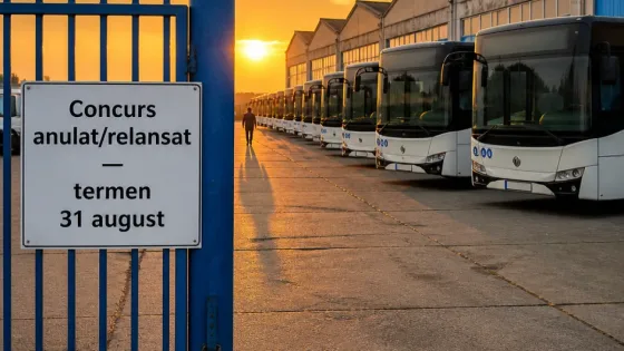 Făgăraș: Serviciul de Transport Public Local rămâne fără șoferi; concursuri anulate și reluate