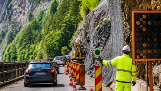 Lucrări pe DN 12C în zona Bicaz‑Chei: circulația va fi restricționată periodic timp de circa o lună