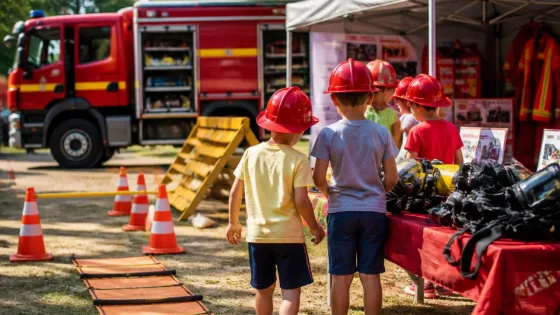 Pompierii vrânceni, prezenți la „O zi pentru comunitate” în Crângul Petrești: activități pentru copii și informare preventivă