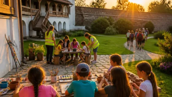 Tabăra „Orașul meu Făgăraș” adună 44 de copii pentru patru zile de activități educative