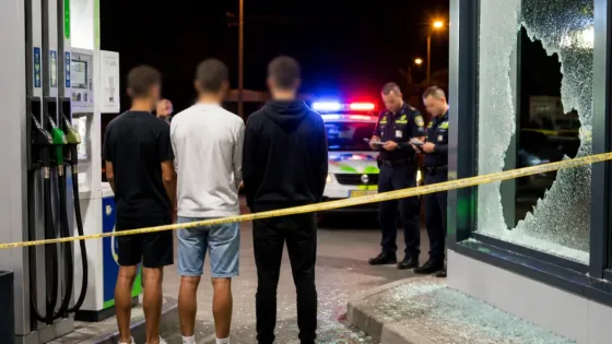 Trei tineri reținuți la Târgu Jiu după un scandal într‑o stație de carburant; dosar penal în lucru
