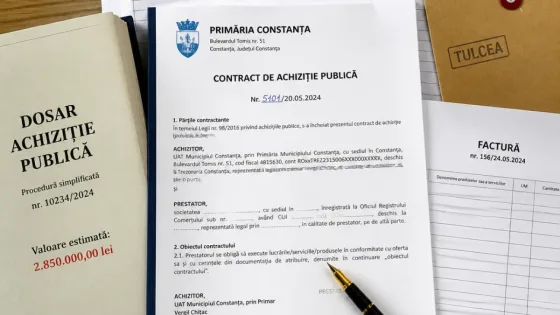 Tulcea: Două firme din oraș, controlate de un fost consilier, au semnat un contract de aproape 4 milioane lei cu Primăria Constanța