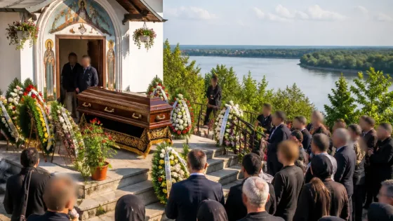 Valentina, tânăra găsită într-o valiză în Olt, condusă astăzi pe ultimul drum la Filiași