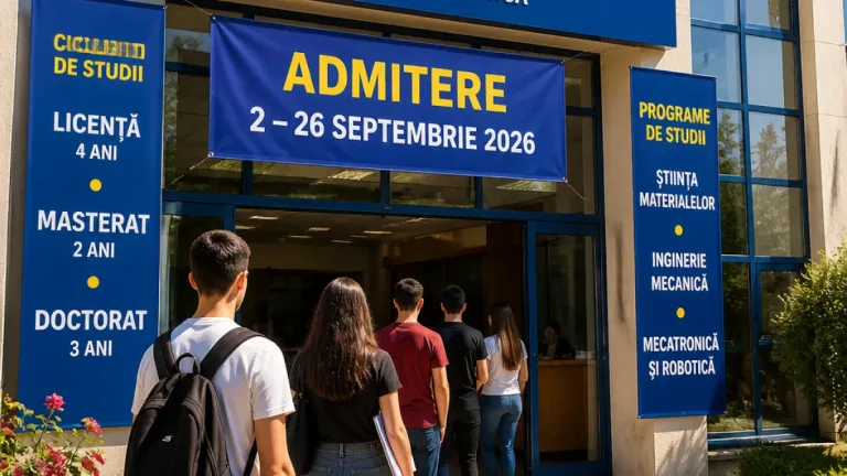 Admitere septembrie la Universitatea din Târgoviște: Facultatea de Ingineria Materialelor și Mecanică anunță oferta