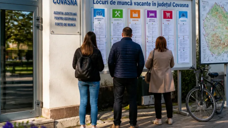 AJOFM Covasna publică 55 de posturi vacante în judeţ; oferte în mai multe localităţi