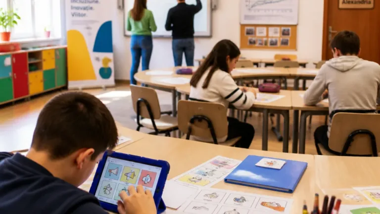 Alexandria: elevii cu CES de la CSEI vor avea, în premieră, doi profesori simultan în clasă