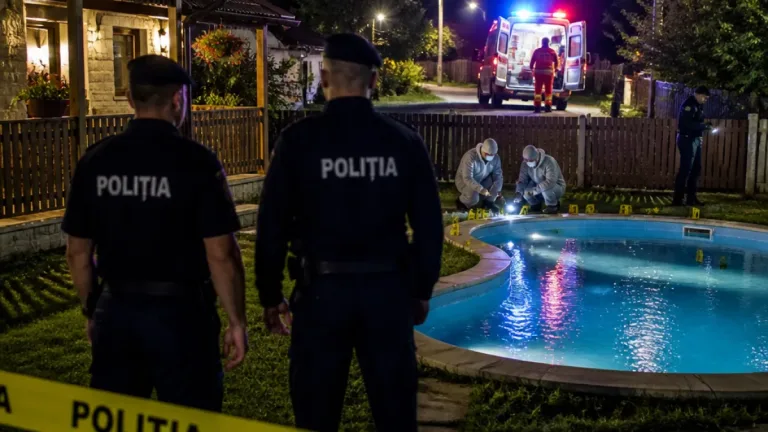 Anchetă după găsirea unui bărbat de 42 de ani decedat în piscina din curtea unui imobil din Buzoiești