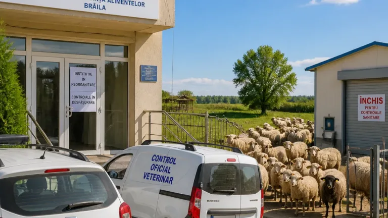 ANSVSA demite conducerea DSVSA Brăila după confirmarea unui focar de variolă ovină și caprină