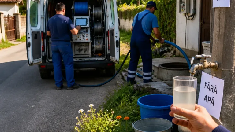Aquatim anunță opriri programate ale apei în mai multe localități din Timiș pentru spălări și mentenanță