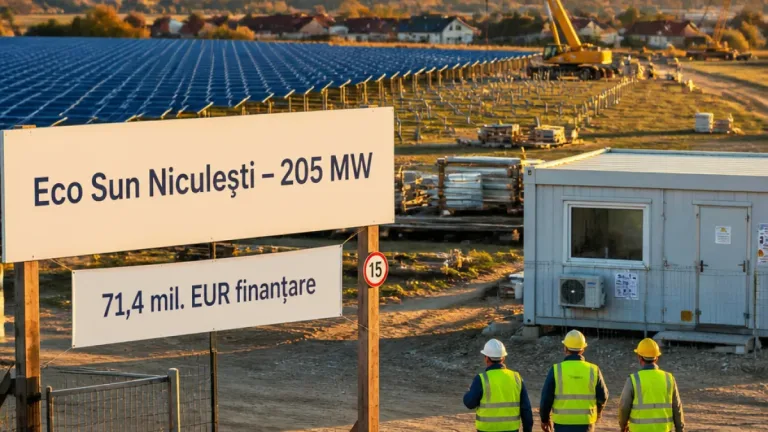 Banca Transilvania acordă 71,4 mil. euro pentru un parc fotovoltaic de 205 MW în Dâmbovița