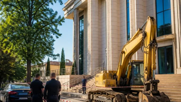Bărbat din Vâlcea reținut în Alba, cercetat pentru înșelăciune după închirierea neplătită a unui utilaj