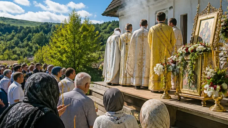 Biserica „Nașterea Maicii Domnului” din Preoteasa, târnosită de Episcopul Sălajului