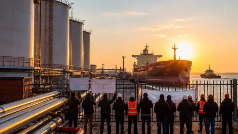 Blocaj la Oil Terminal din Constanța: sindicaliștii anunță conflict colectiv de muncă din 24 august