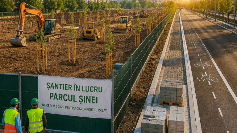 București: Începe amenajarea Parcului Șinei; lucrări și pe Calea Crângași și Prelungirea Ghencea
