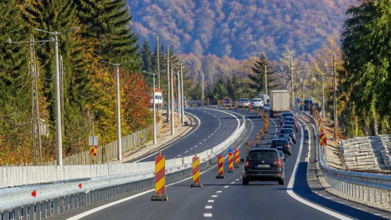 Centura Comarnic (aprox. 6 km) va fi deschisă săptămâna viitoare; DN1, reconfigurat la Nistorești