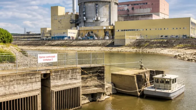 Cernavodă: Nuclearelectrica a început oprirea controlată a Unității 2 din cauza scăderii Dunării