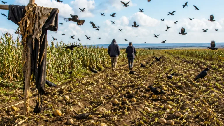 Ciorile provoacă pagube semnificative în Covasna: ferme afectate, dificultăți în limitarea daunelor