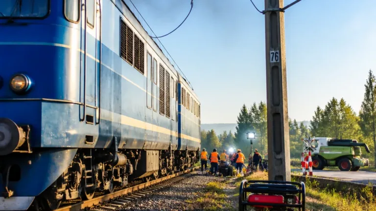 Circulaţia pe Magistrala 100 reluată provizoriu cu locomotive diesel după ruperea firului de contact la Tapia