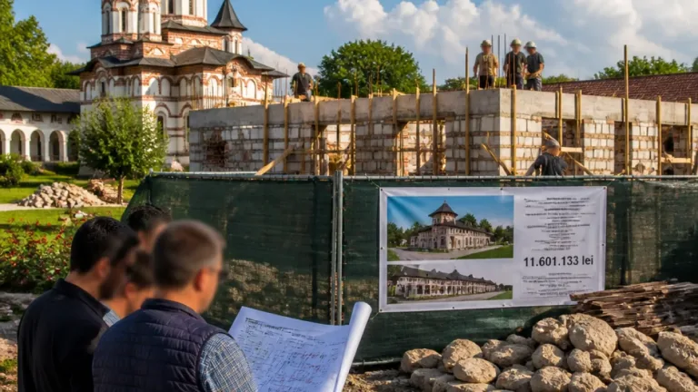 CJ Giurgiu sprijină construirea de spații de cazare și muzeu la Mănăstirea Comana, investiție de 11,6 milioane lei