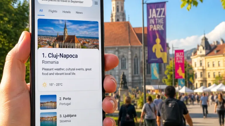 Cluj-Napoca, considerat prima alegere pe Skyscanner pentru călătorii în septembrie