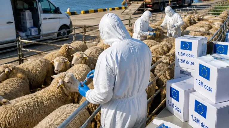 Comisia Europeană aprobă schema de vaccinare care va relansa exporturile din Tulcea; 1,3 milioane doze gratuite