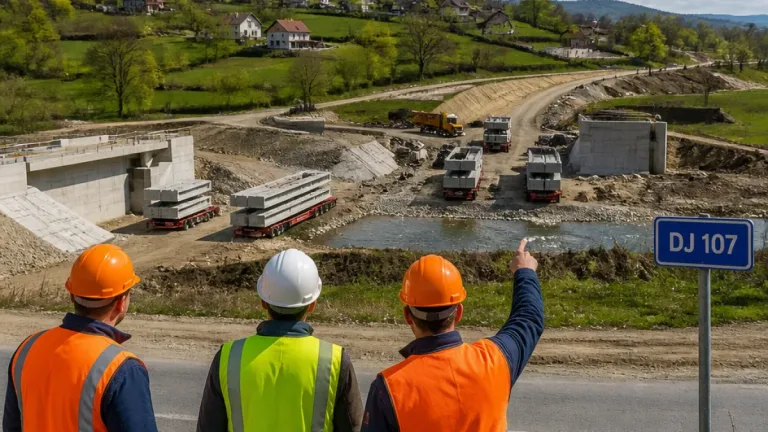 Consiliul Județean Alba finanțează construcția unui pod de peste 30 m la Colibi pe DJ 107
