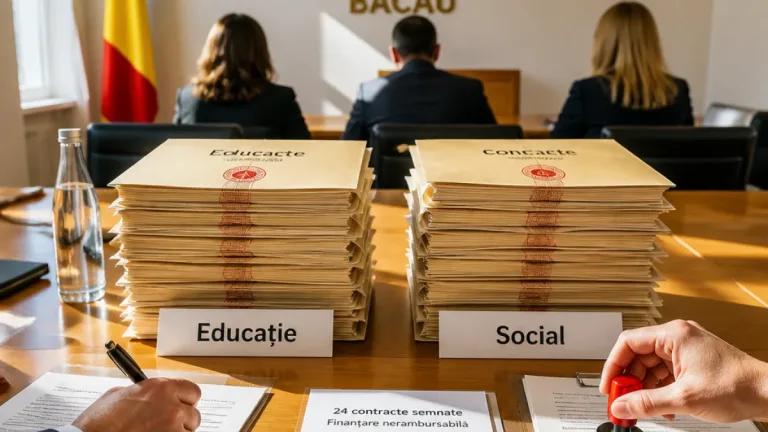 Consiliul Județean Bacău alocă 1,15 milioane lei pentru 24 de proiecte în educație și social