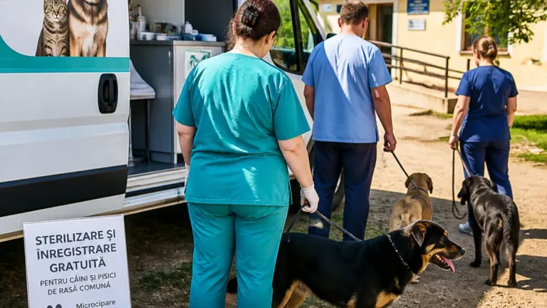 Consiliul Județean Cluj lansează program gratuit de sterilizare, microcipare și înregistrare pentru câinii cu stăpân