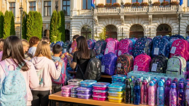Consiliul Judeţean Covasna oferă ghiozdane pentru aproape 2.100 de copii la începutul anului şcolar