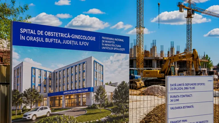 Consiliul Județean Ilfov lansează licitația pentru noul spital de obstetrică‑ginecologie de la Buftea