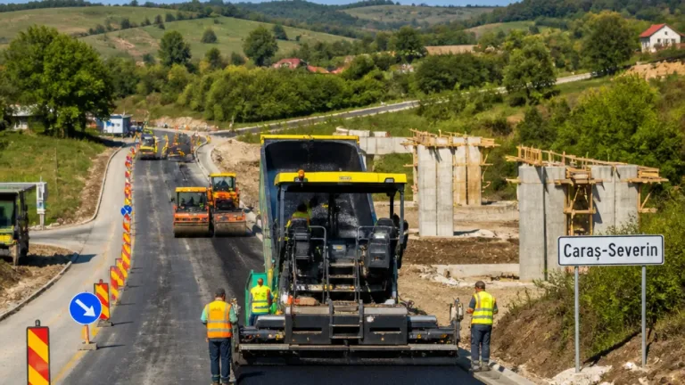Contract de 94,25 milioane lei pentru reabilitarea a 16 km din DJ 684 între Luncanii de Jos și limita cu Caraș-Severin