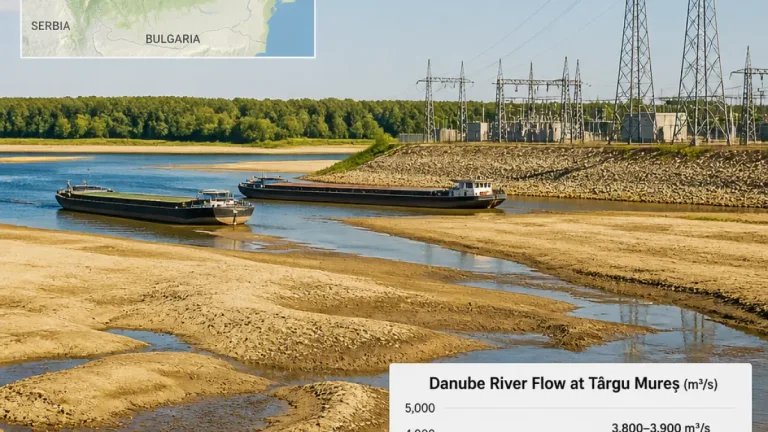 Debit mult sub medie al Dunării și prelungire a cadrului legal pentru măsuri energetice până la 30 septembrie