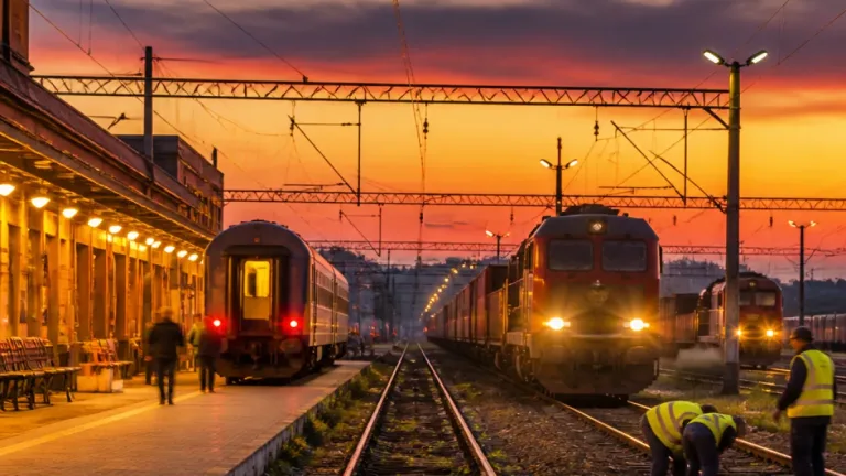 Defecțiune la locomotiva unui tren de marfă blochează linia și oprește temporar IRN 460 la Giurgiu Nord