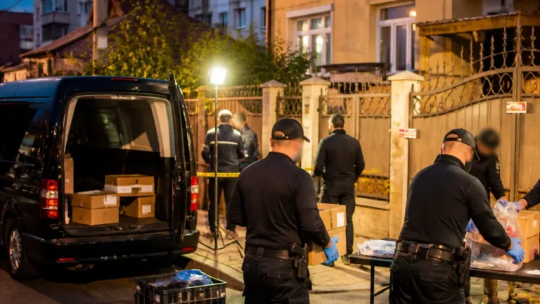 DIICOT pune sechestre pe proprietăţi din Brăila şi alte localităţi după percheziţii; trei inculpaţi arestaţi