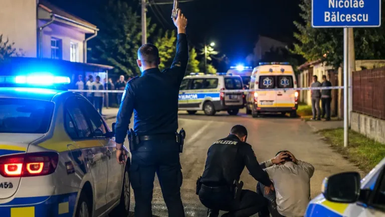 Doi poliţişti din Bacău au tras focuri de avertisment după ce au fost atacaţi în timpul unei intervenţii