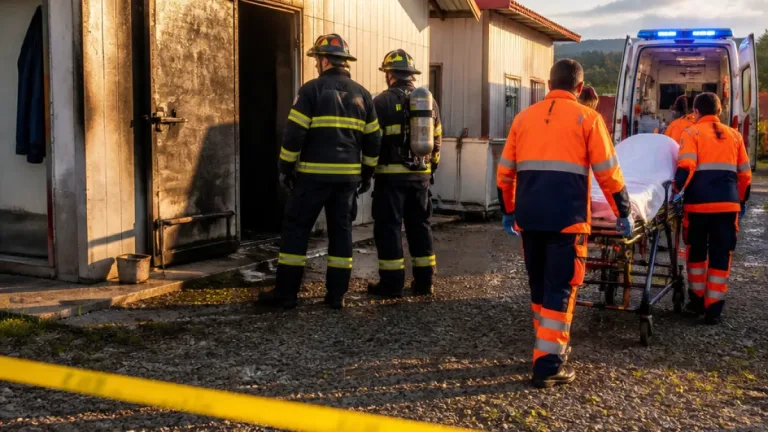 Două persoane rănite în urma unei explozii la o afumătoare din Misentea; victimă cu arsuri pe 40% din corp