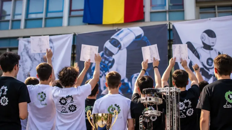Echipă din Bistrița, premiată la competiția internațională ORIG; elevii au primit diplome de admitere