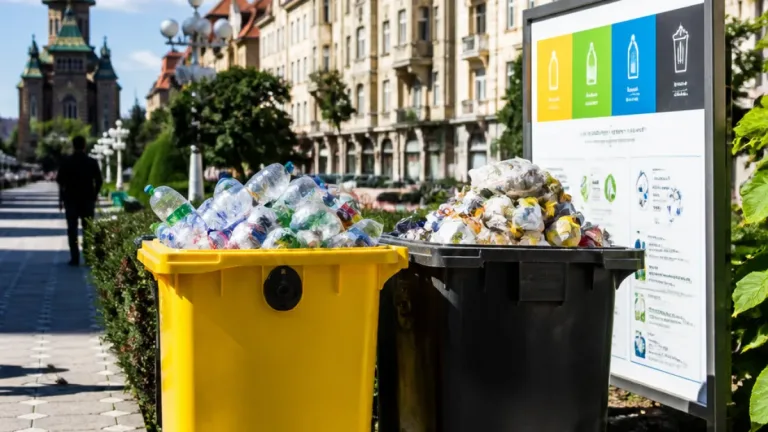 ECO SERV Timiș: deșeurile reciclabile aruncate greșit înseamnă pierderi financiare pentru comunitate