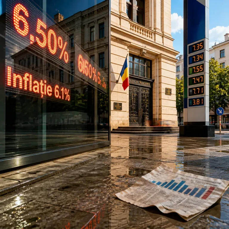 BNR menține dobânda la 6,50% şi avertizează: inflaţia scade mai lent, redresarea rămâne modestă