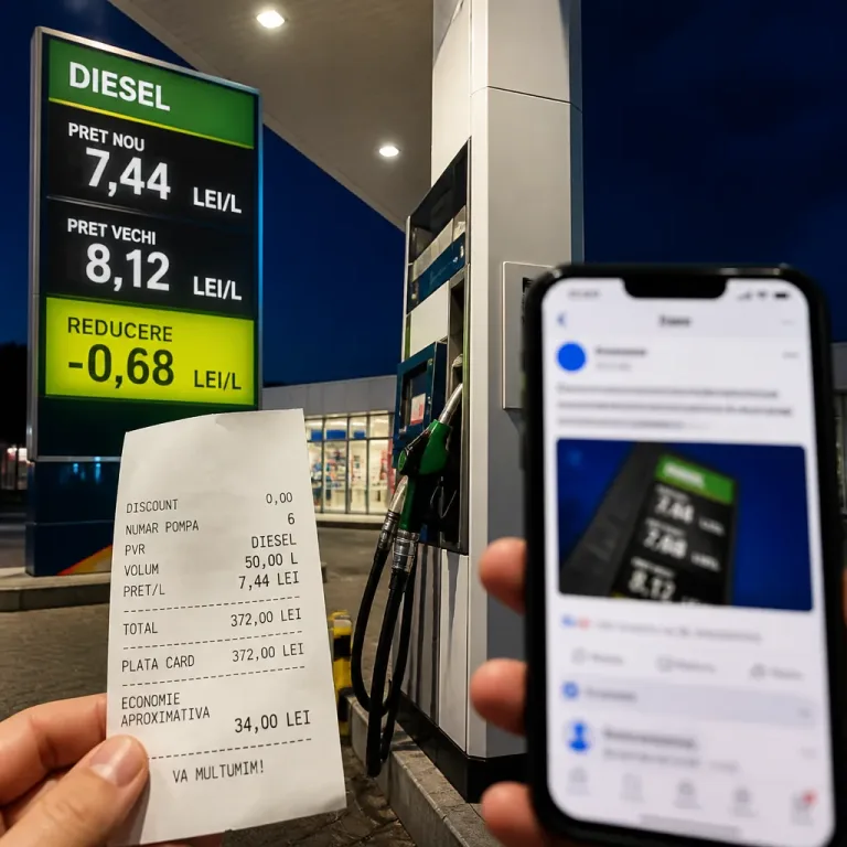 Motorina se ieftineşte cu 0,68 lei pe litru începând de la miezul nopţii, anunţă fostul ministru Bogdan Ivan