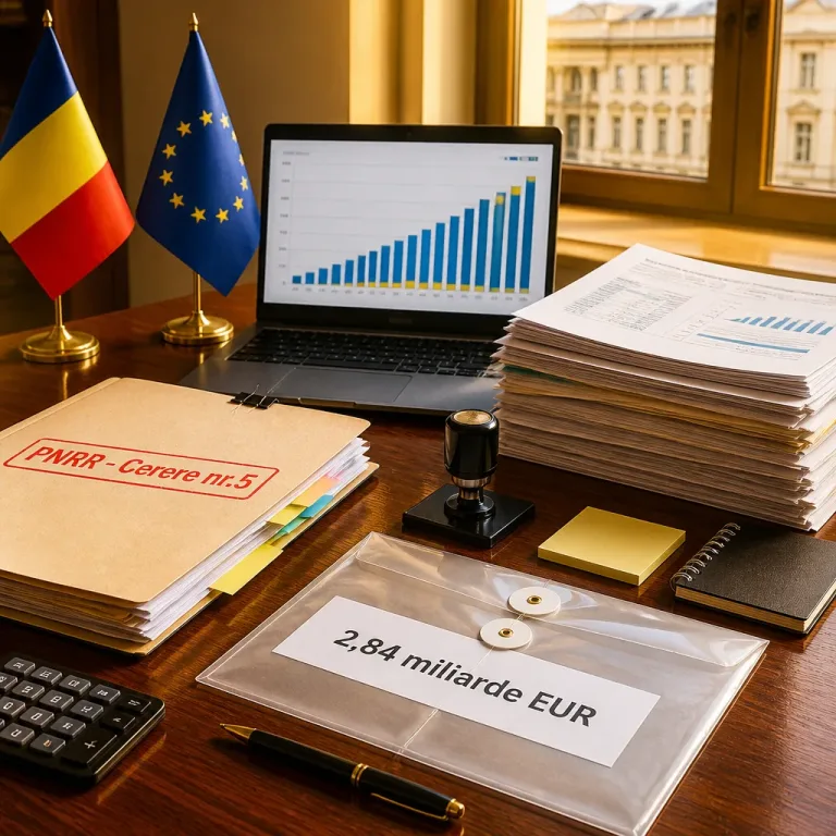 România a transmis Comisiei Europene cererea de plată nr. 5 din PNRR, de 2,84 mld. euro