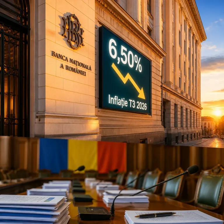 BNR păstrează dobânda cheie la 6,50% și anticipează scăderea puternică a inflației în T3 2026
