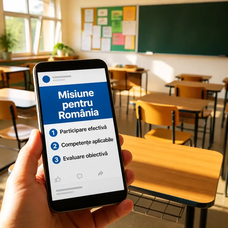 Dimian prezintă priorităţile pentru Educaţie: participare eficientă, competenţe aplicabile şi evaluare obiectivă