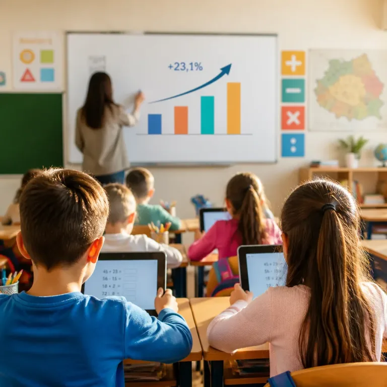 Predarea matematicii în primar: un studiu românesc arată creștere de 23,1% a rezultatelor cu ajutorul AI