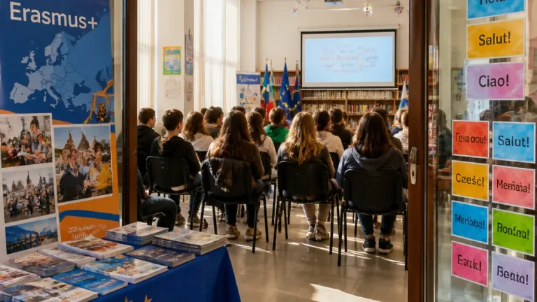 Elevii din Alexandria au marcat Ziua Europeană a Limbilor la Biblioteca Județeană 'Marin Preda'